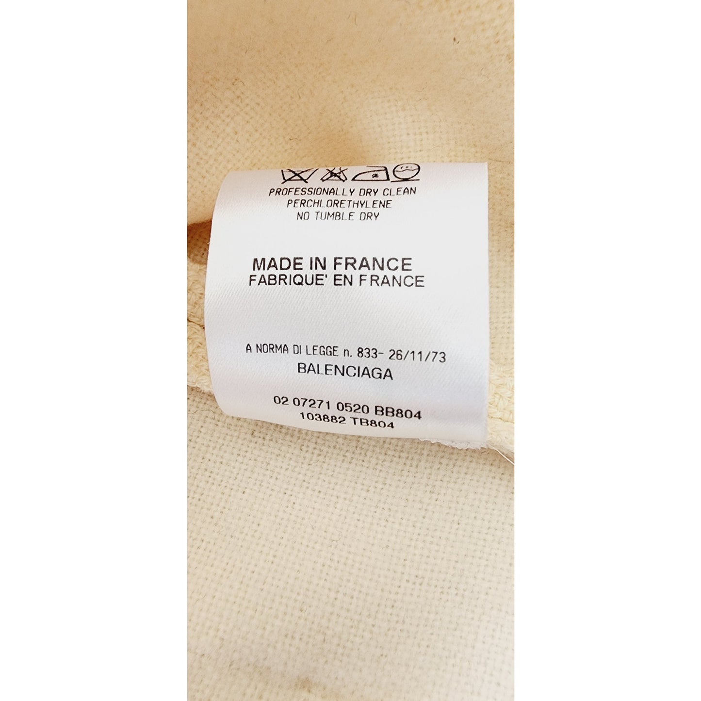 Vintage Y2K Balenciaga Cream Vest Wool Mohair w/Convertible Collar