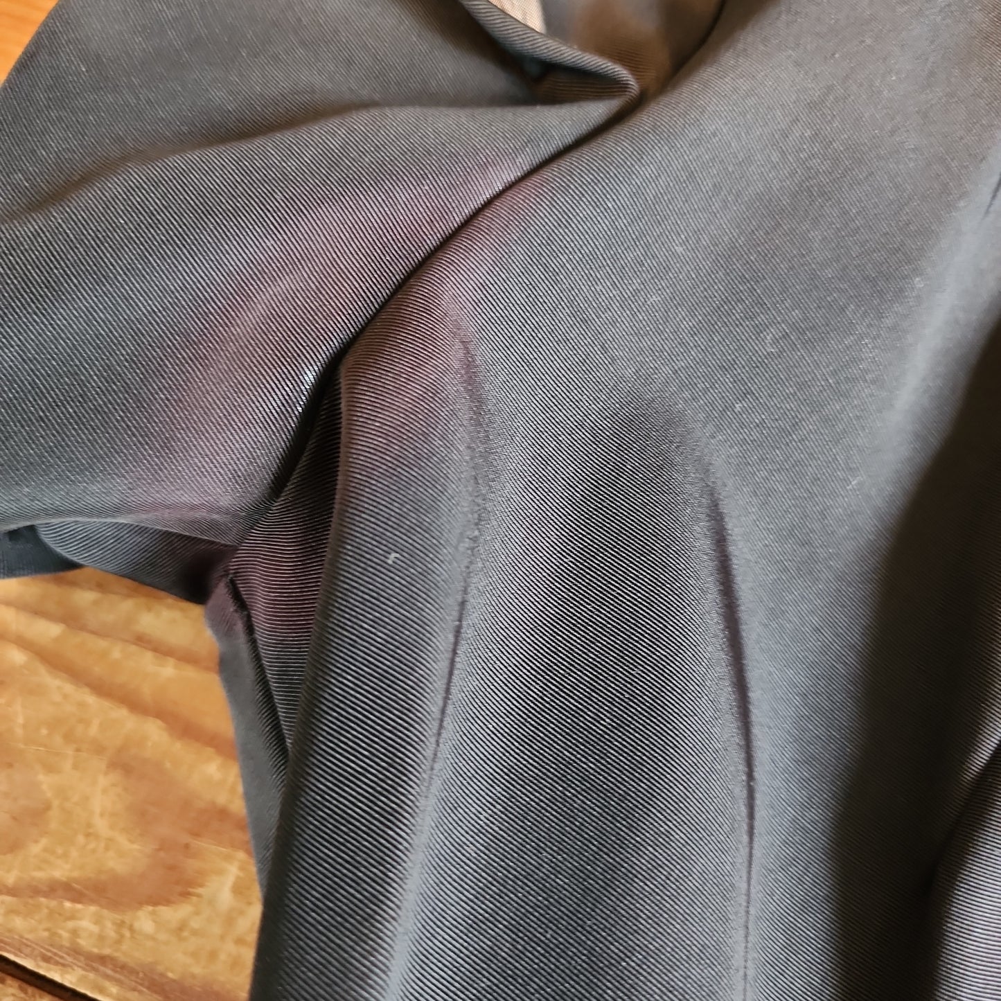 50s Party Dress Copper & Black, Striped Skirt, Shirtwaist Laura Lee