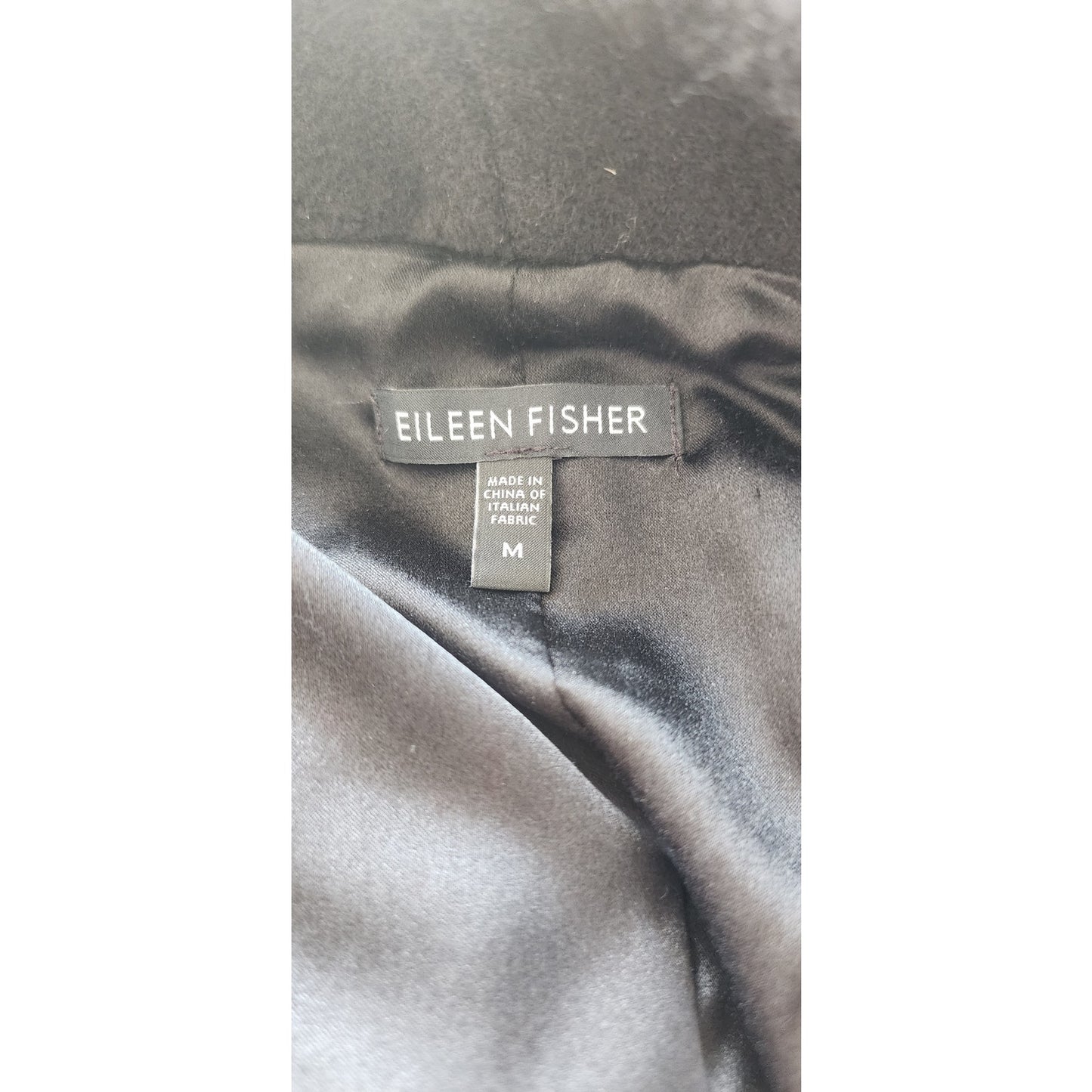 Eileen Fisher Zip Up Vest Merino Wool Blend M