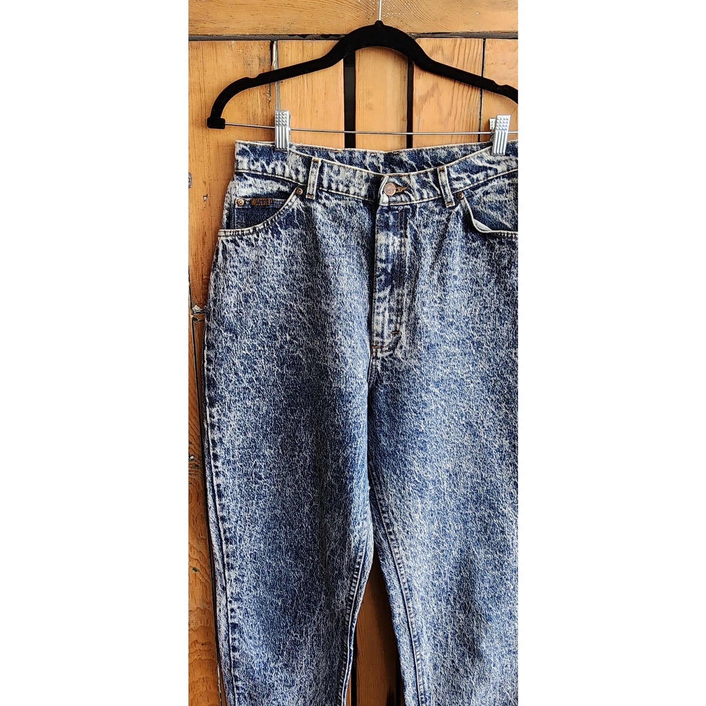 Vintage 80s Lee Riders Jeans Acid Wash Blue