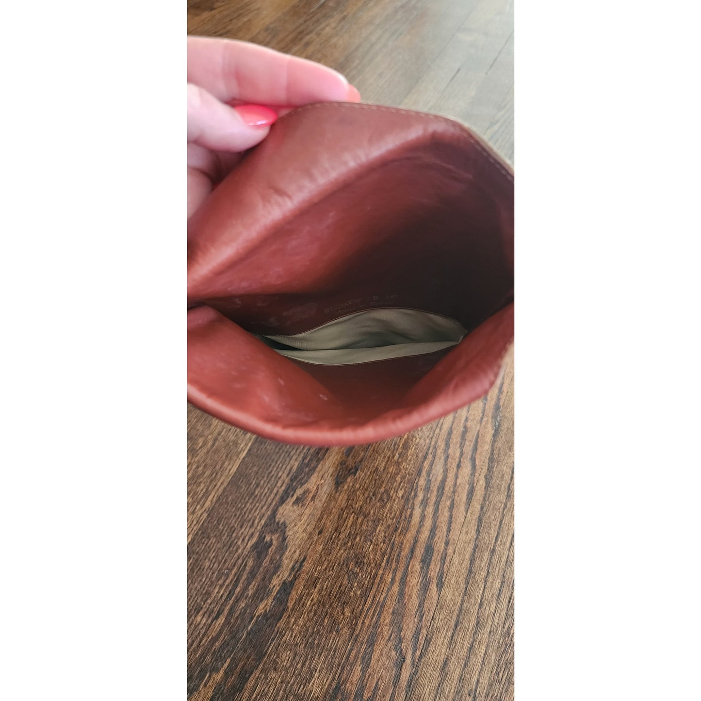 Vintage 70s Knee Boots Brown Leather High Heels Circle S Size 7