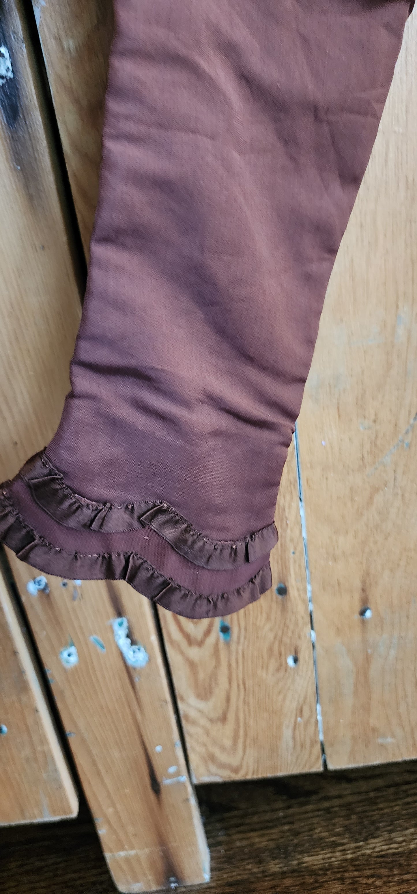 Edwardian Silk Beaded Jacket Brown Purple