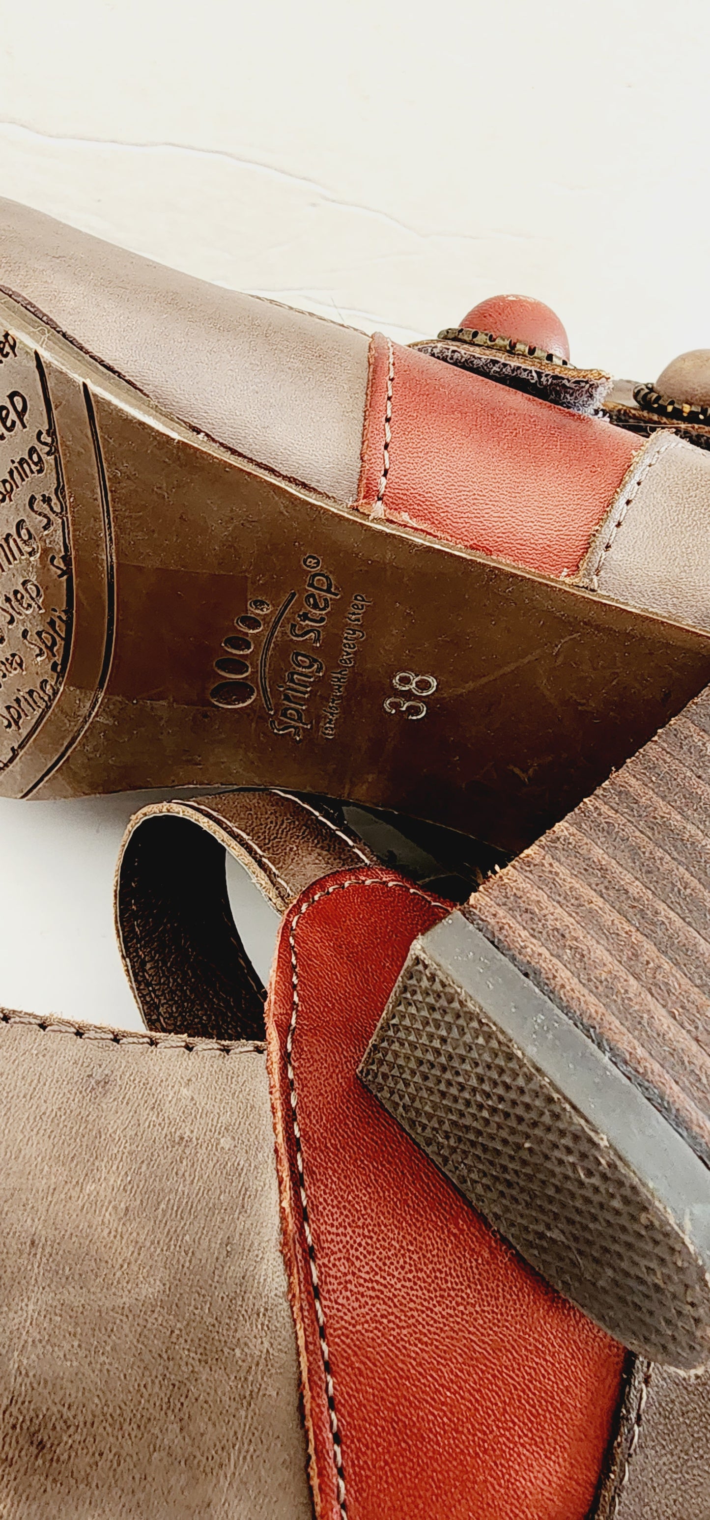 L'Artiste Gray Ankle Booties Multistrap Shoes 38