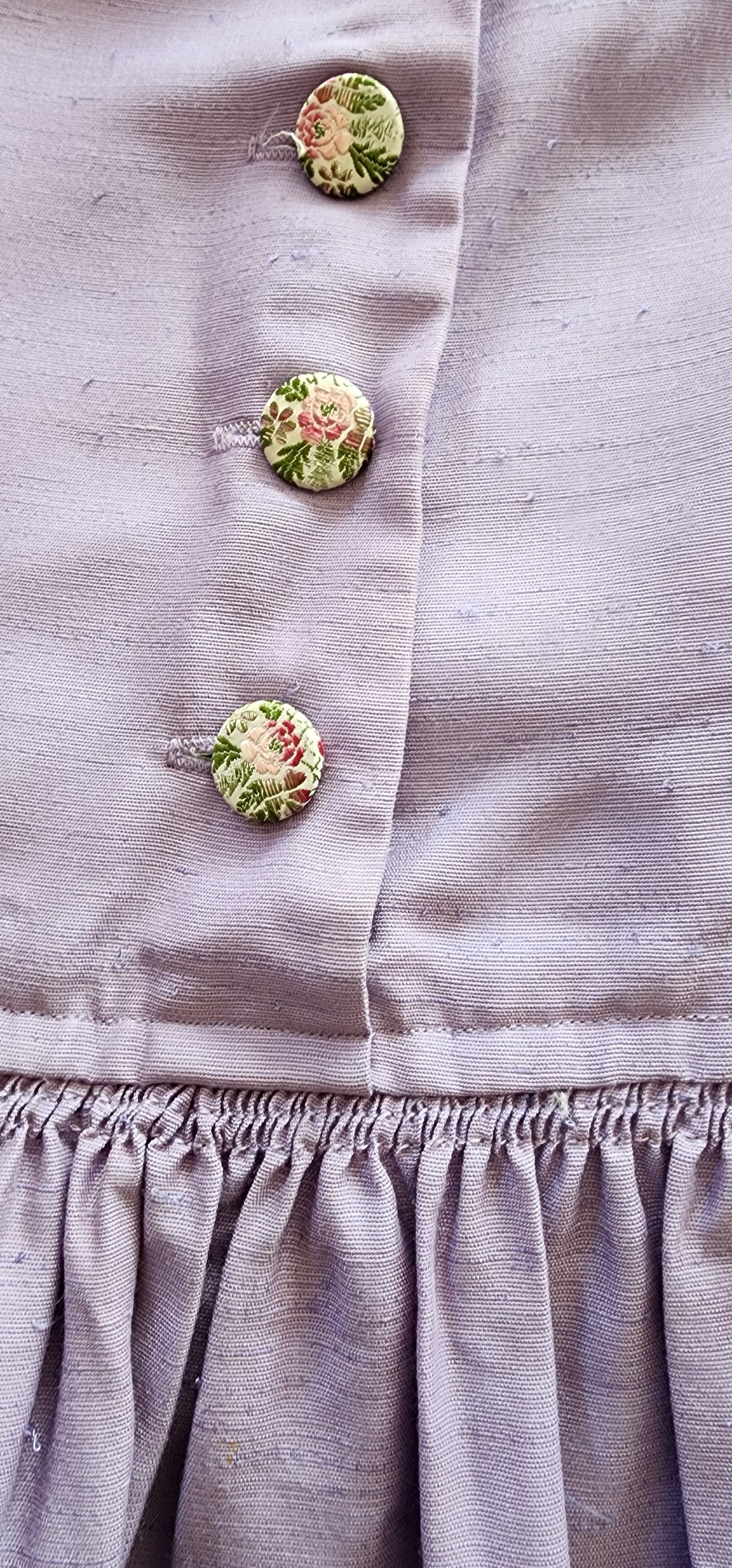 60s Maternity Skirt Suit Purple Lavender