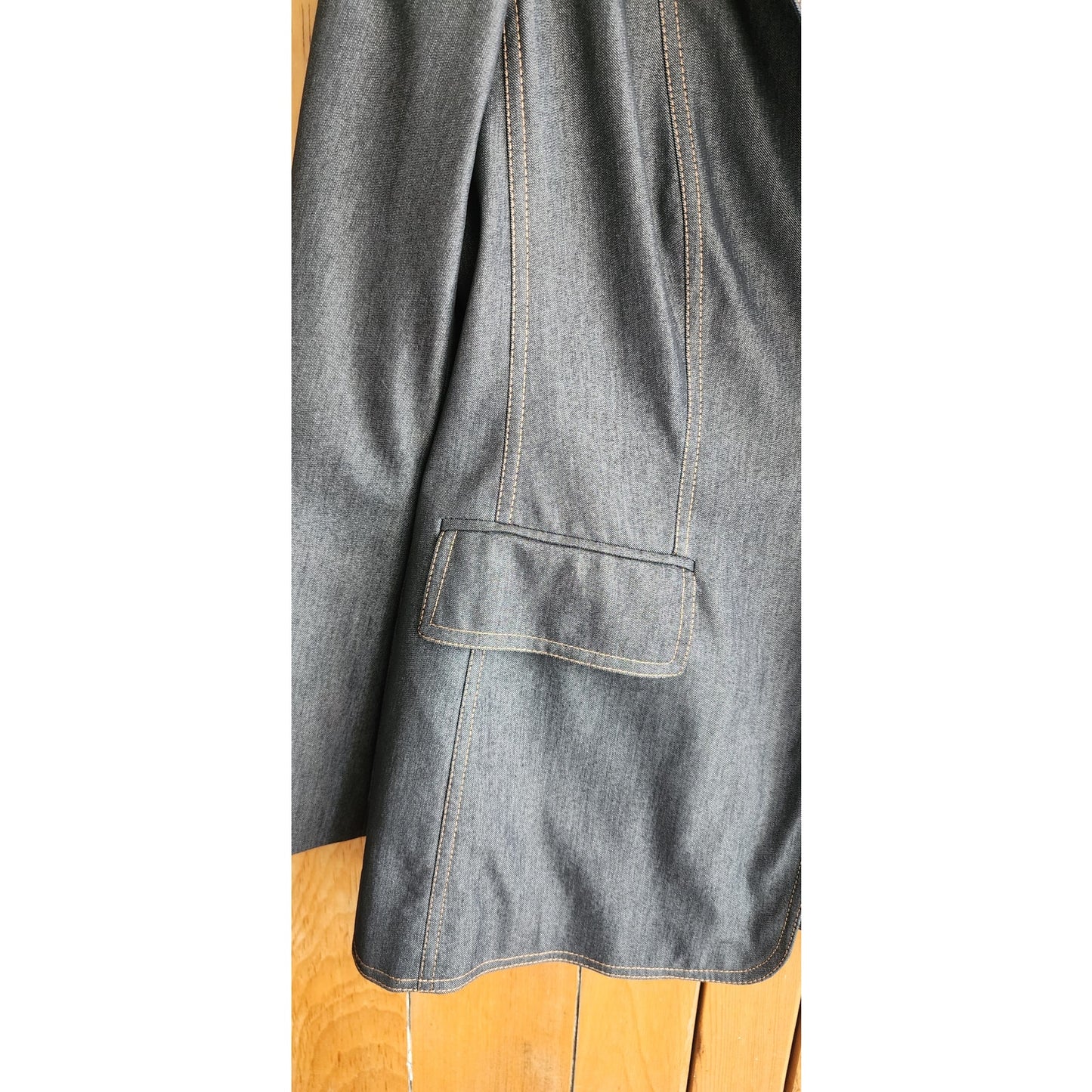 Vintage Y2K Escada Pant Suit Dark Wash Denim Neiman Marcus