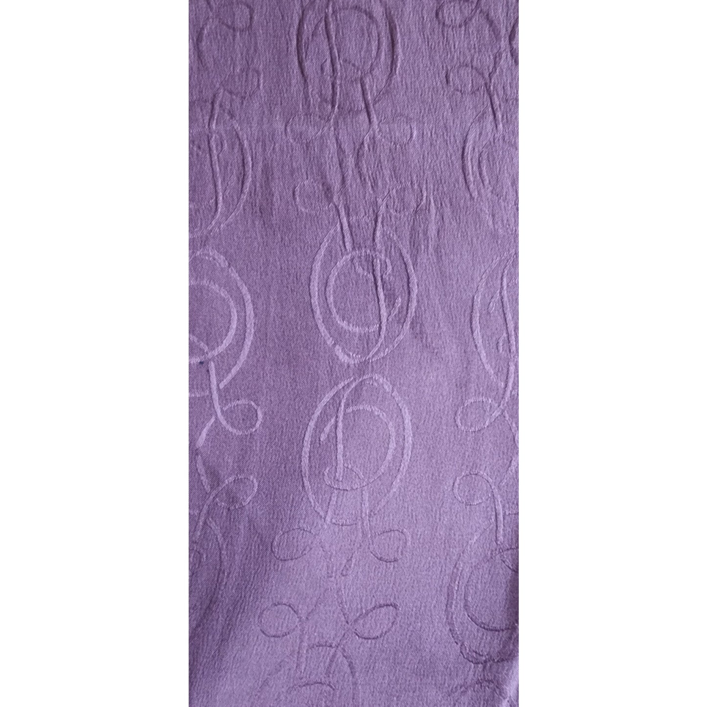 Vintage 80s Oscar de la Renta Scarf Silk Print Pink Purple Spiral