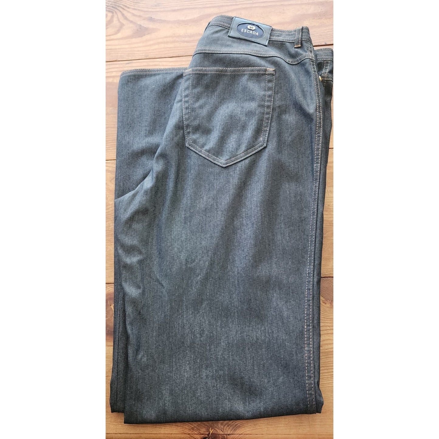 Vintage Y2K Escada Pant Suit Dark Wash Denim Neiman Marcus