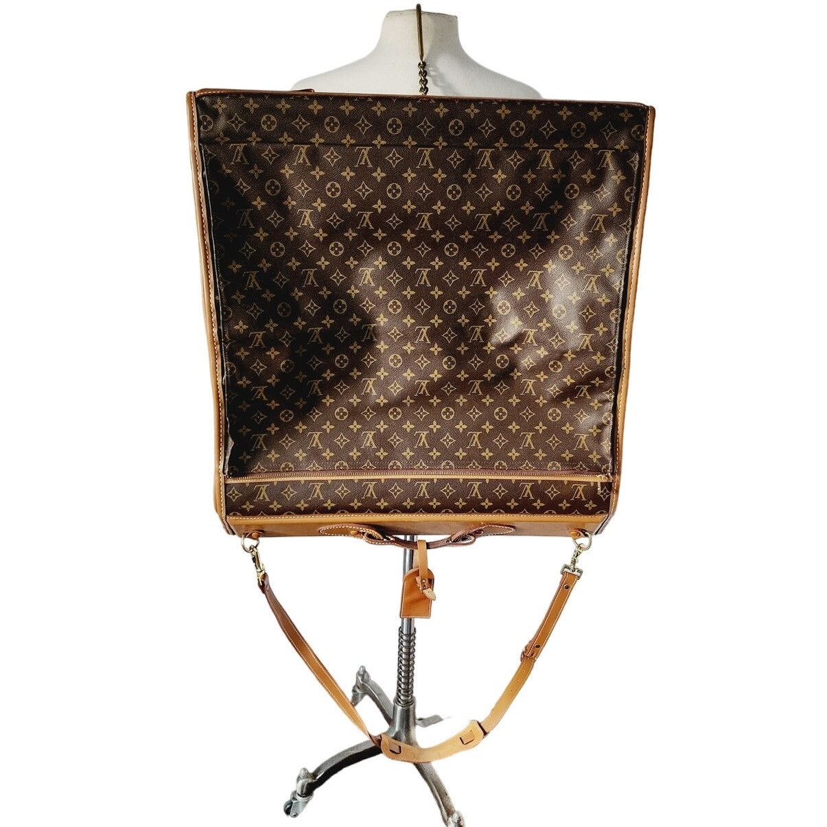 Vintage Louis Vuitton Luggage Garment Bag Monogrammed