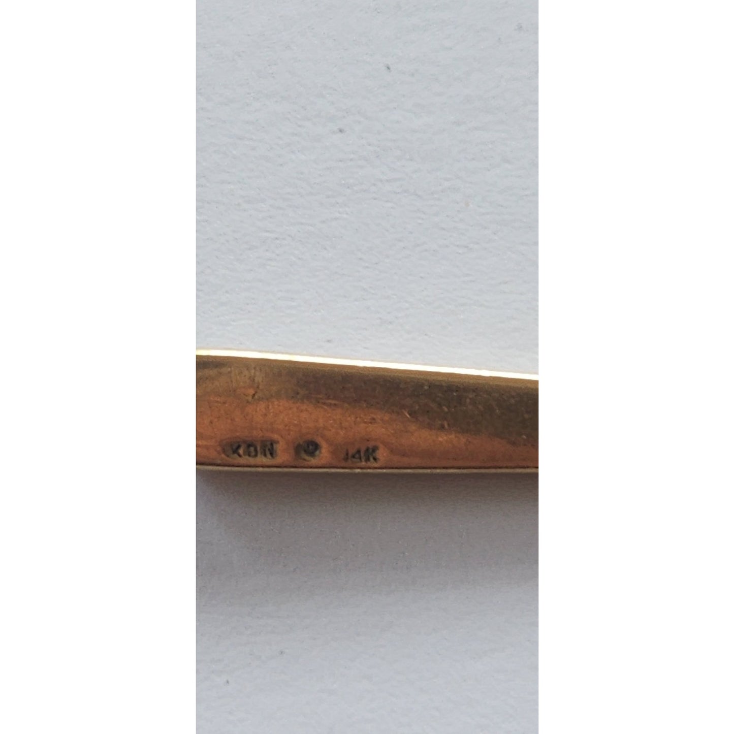 Vintage KBN 14K Gold Dangle Earrings w/Lapis Lazuli