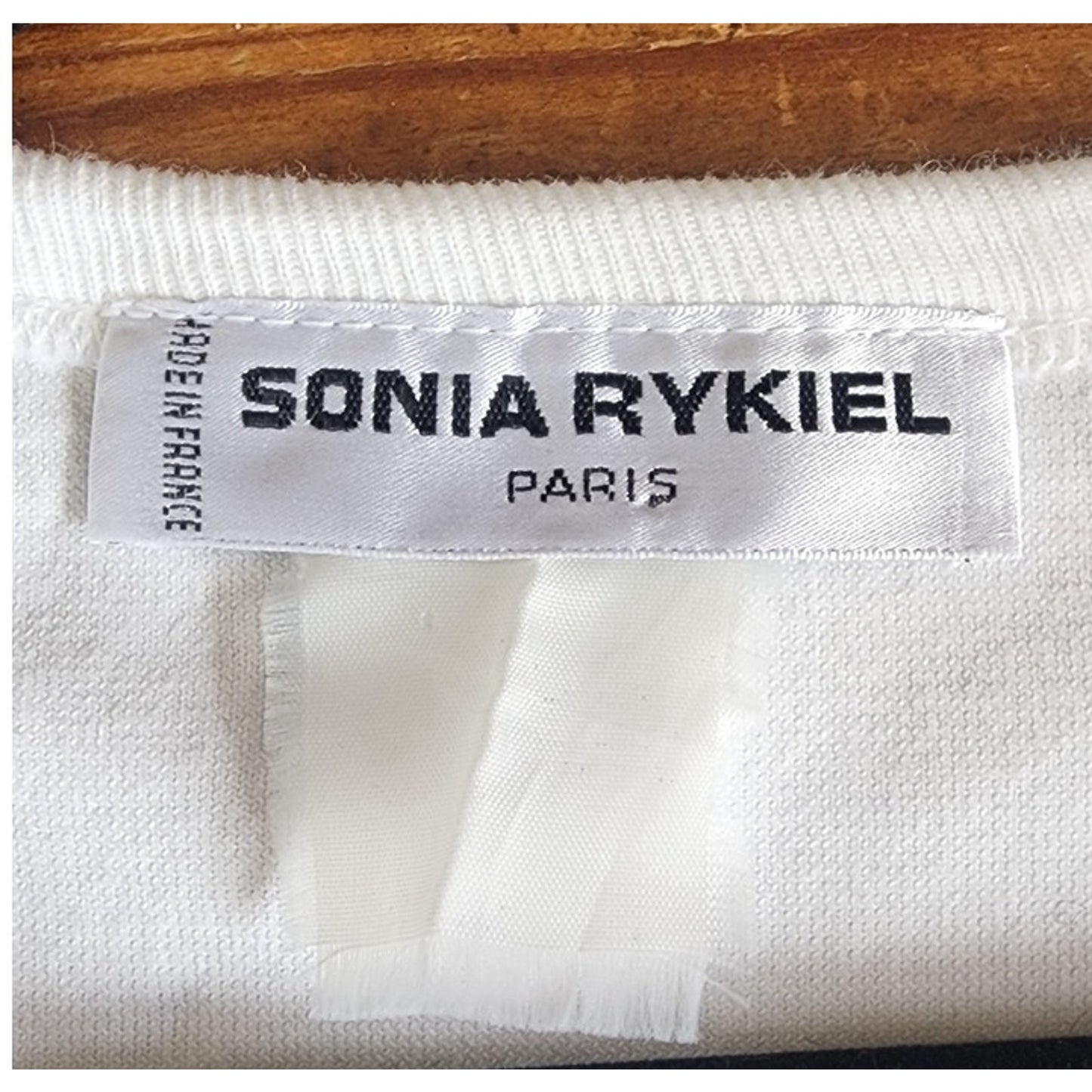 Vintage Sonia Rykiel Top CROISIERE Cropped White Tank