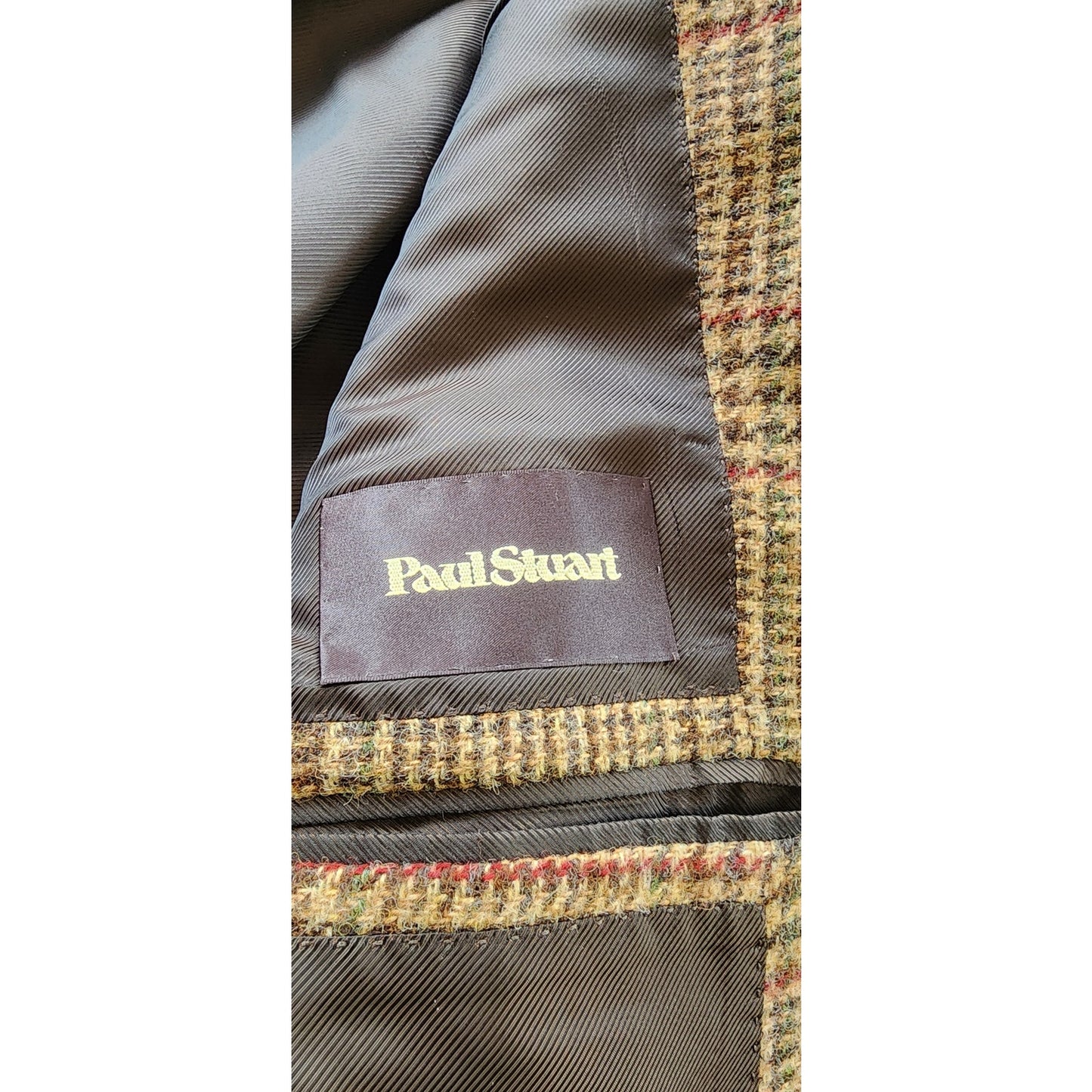 Vintage Tweed Sportcoat Mens Blazer Napoli Paul Stuart 52