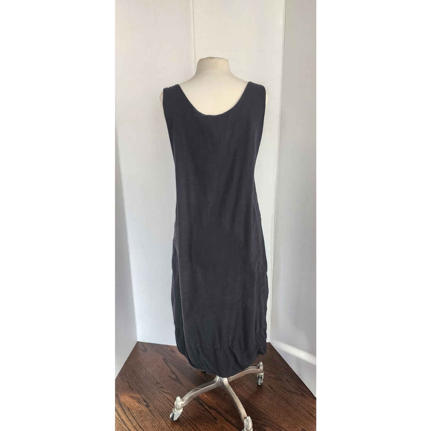 Vintage Lilith of France Black Dress Sleeveless w/Pockets