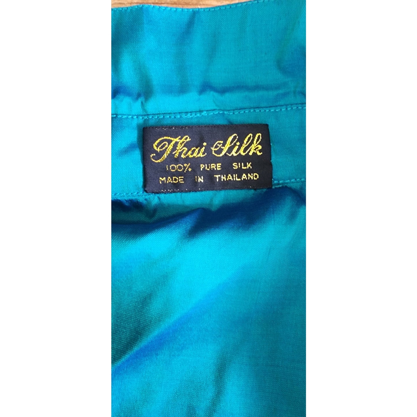 Vintage 80s Silk Blouse Electric Blue w/Pleats and Belt/Pussycat Bow / M