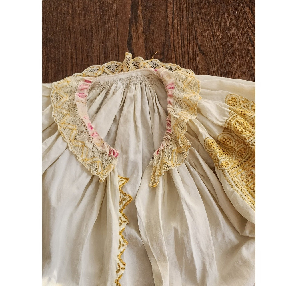 Antique Slovakian Folk Costume COMPLETE Kroj Piesteny Wedding Outfit Blouse Skirt Vest Cap Belt