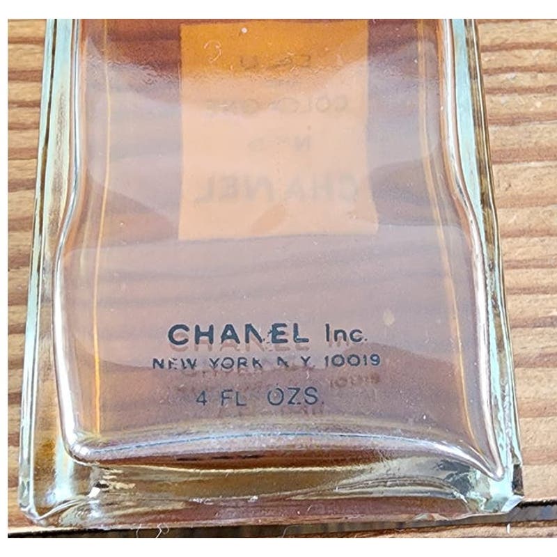Vintage Chanel No 5 Eau de Cologne 4 fl oz - almost full