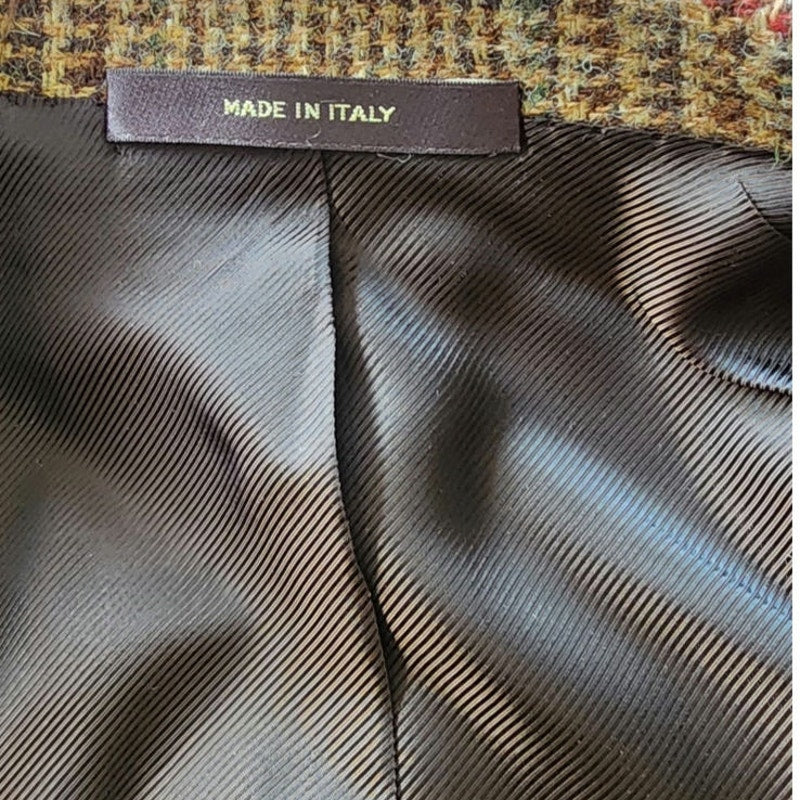 Vintage Tweed Sportcoat Mens Blazer Napoli Paul Stuart 52