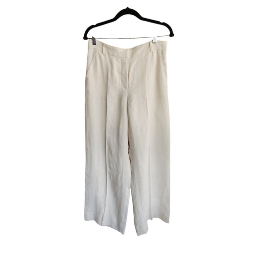 Vintage Y2K Max Mara Weekend Pants Cream Linen US Size 8
