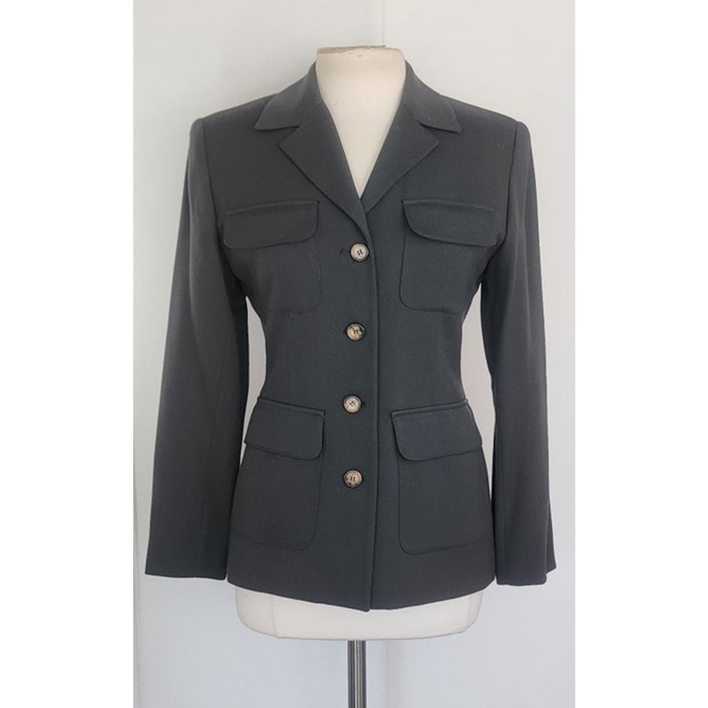 Vintage 1990s Olive Green Blazer Evan Picone / S