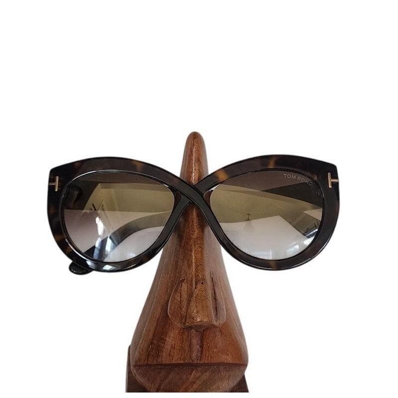 Tom Ford Sunglasses Women's Diane Mirrored Cat Eye Shades Eyewear