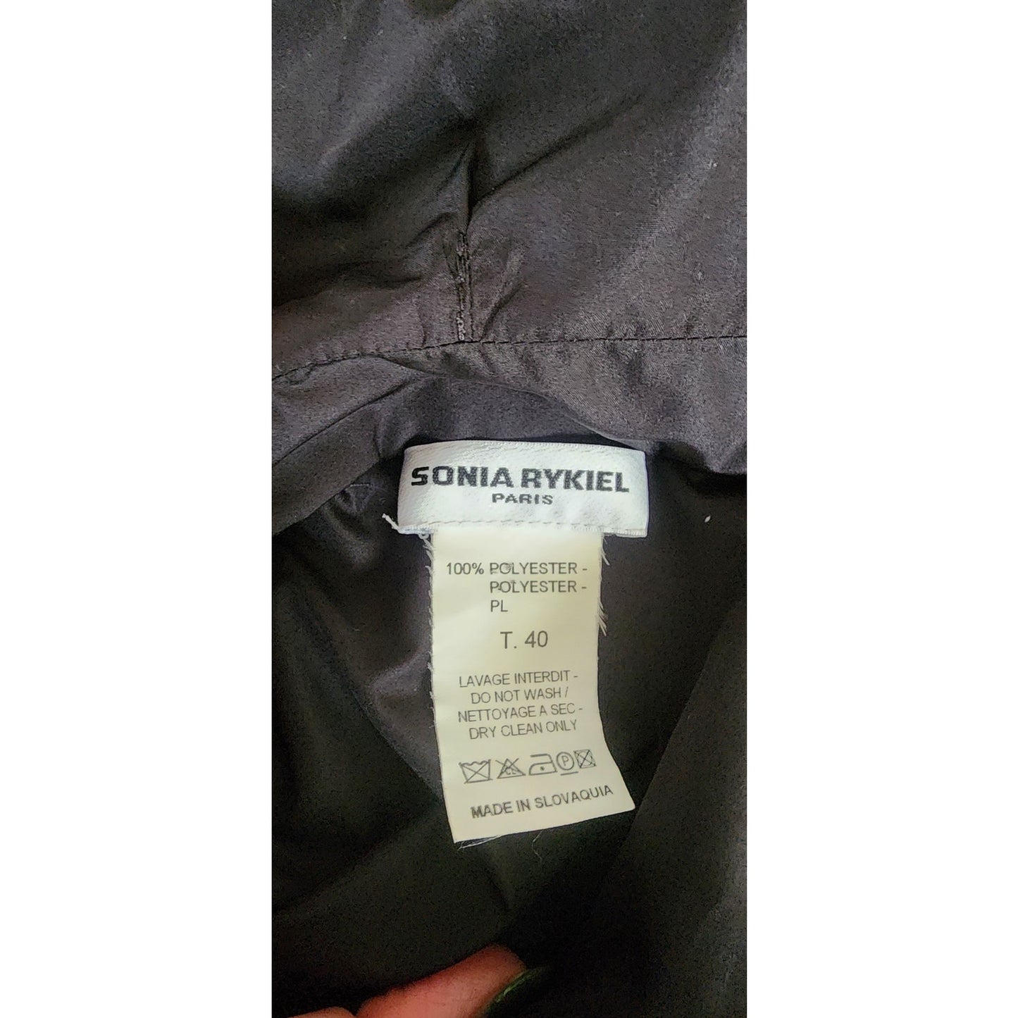 Vintage 2000s Sonia Rykiel Coat Dress / Black Trench Belted Raincoat Ruffled Skirt + Hood / M