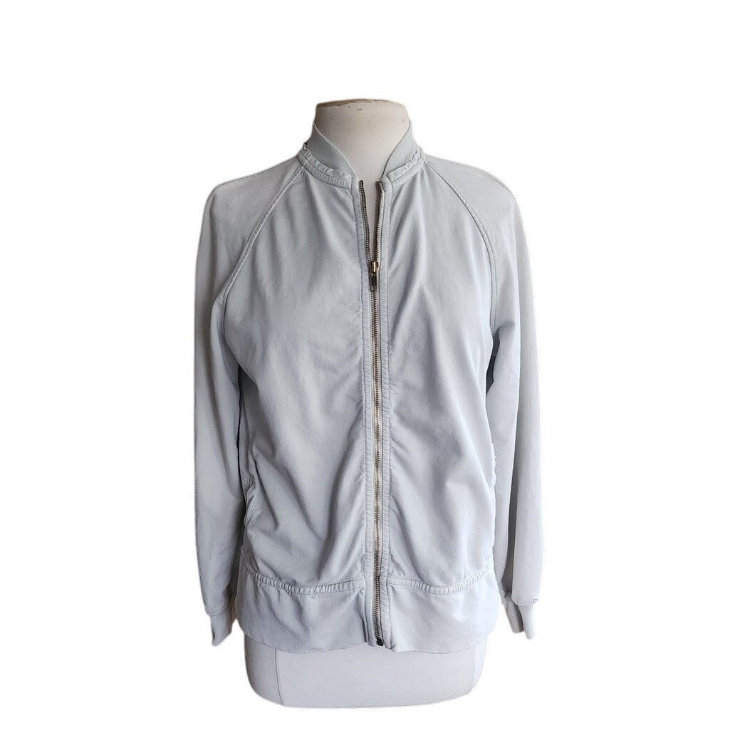 Vintage Y2K Burberry Jacket Gray Zip-Up / S