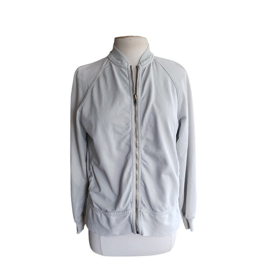 Vintage Y2K Burberry Jacket Gray Zip-Up / S