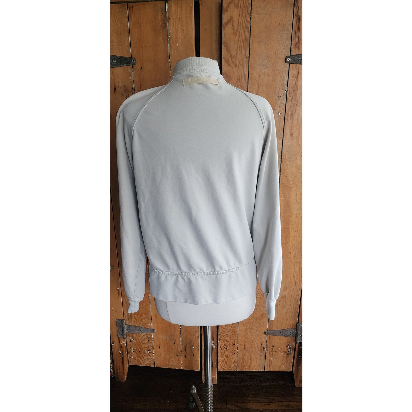 Vintage Y2K Burberry Jacket Gray Zip-Up / S