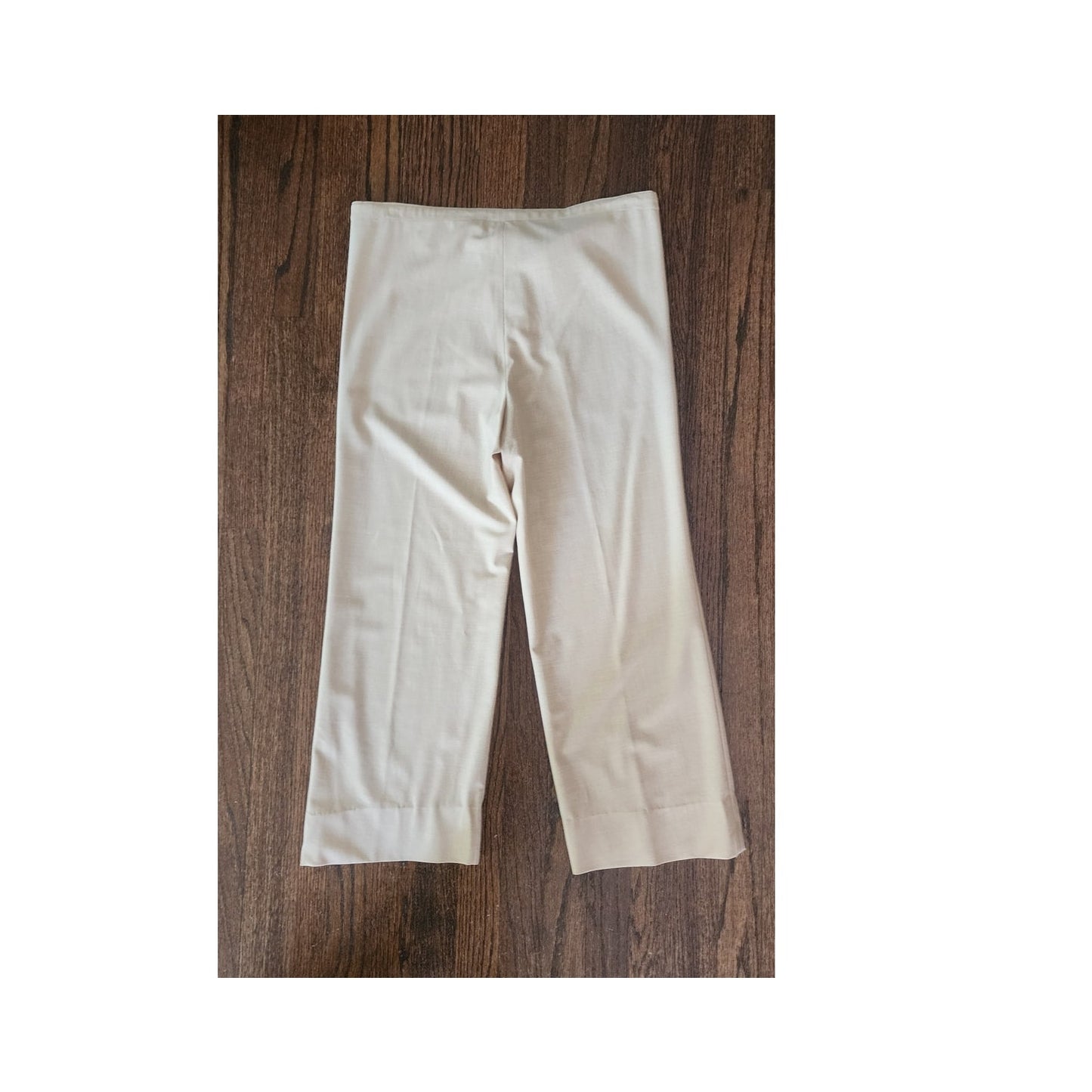 PIAZZA SEMPIONE Beige Pants Drawstring Trousers Slacks Summer Wool / Medium