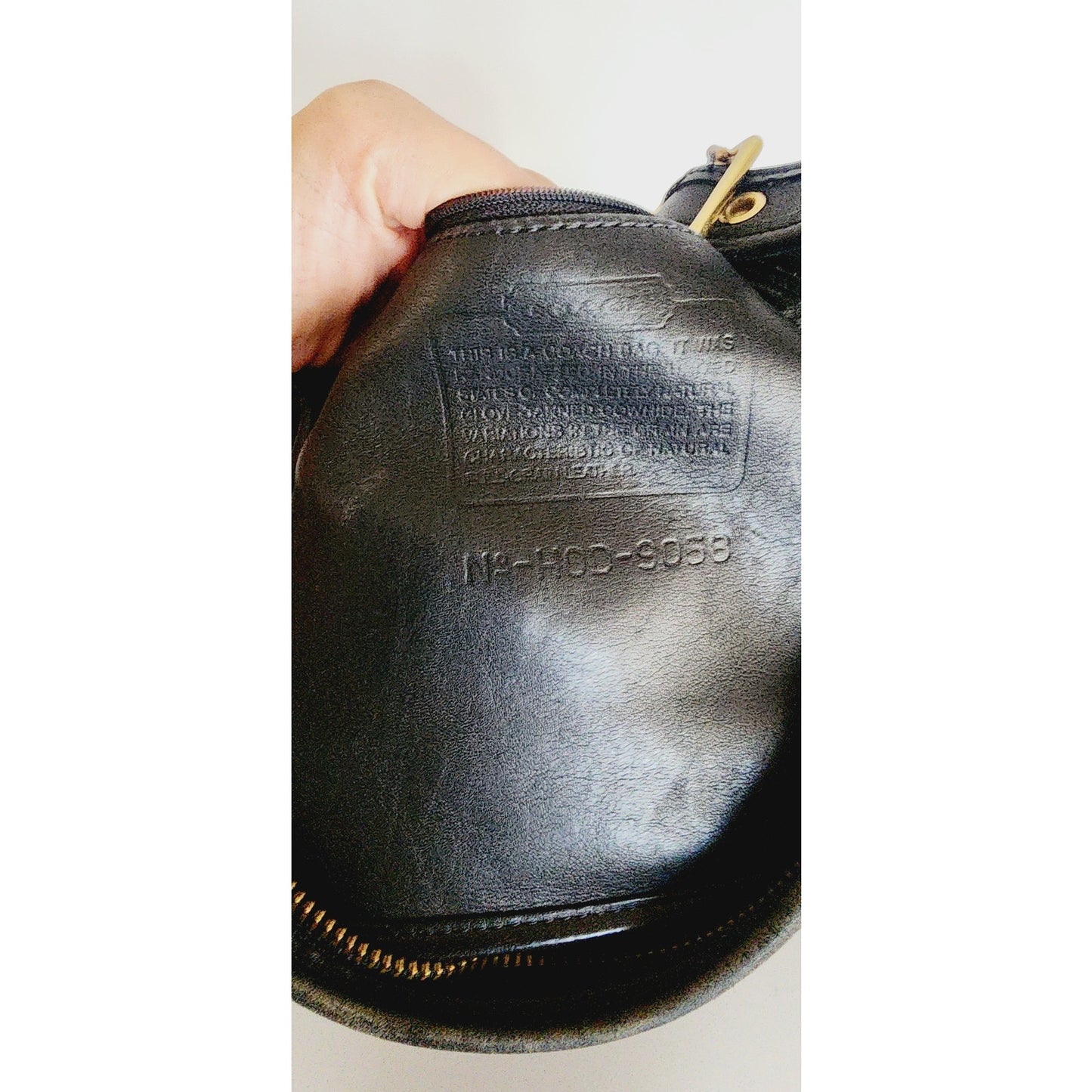 Vintage COACH Legacy Boho Shoulder Bag Black Leather 9058
