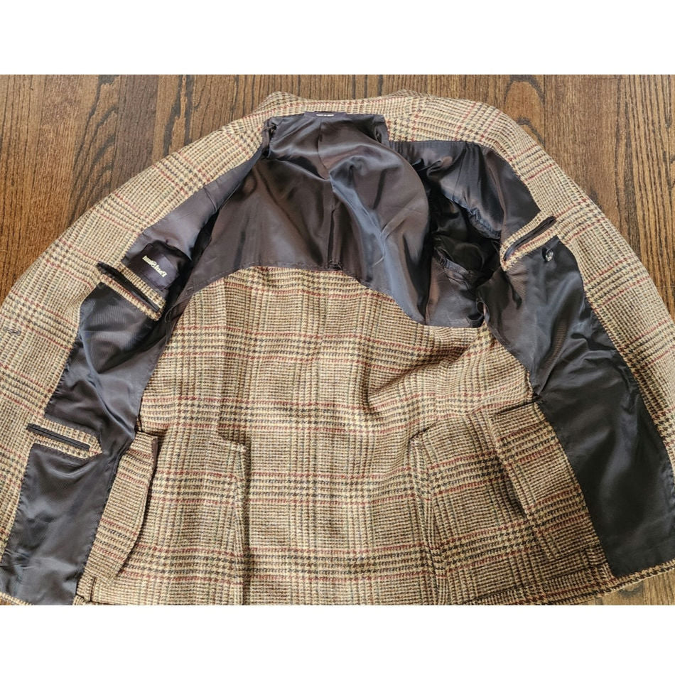 Vintage Tweed Sportcoat Mens Blazer Napoli Paul Stuart 52