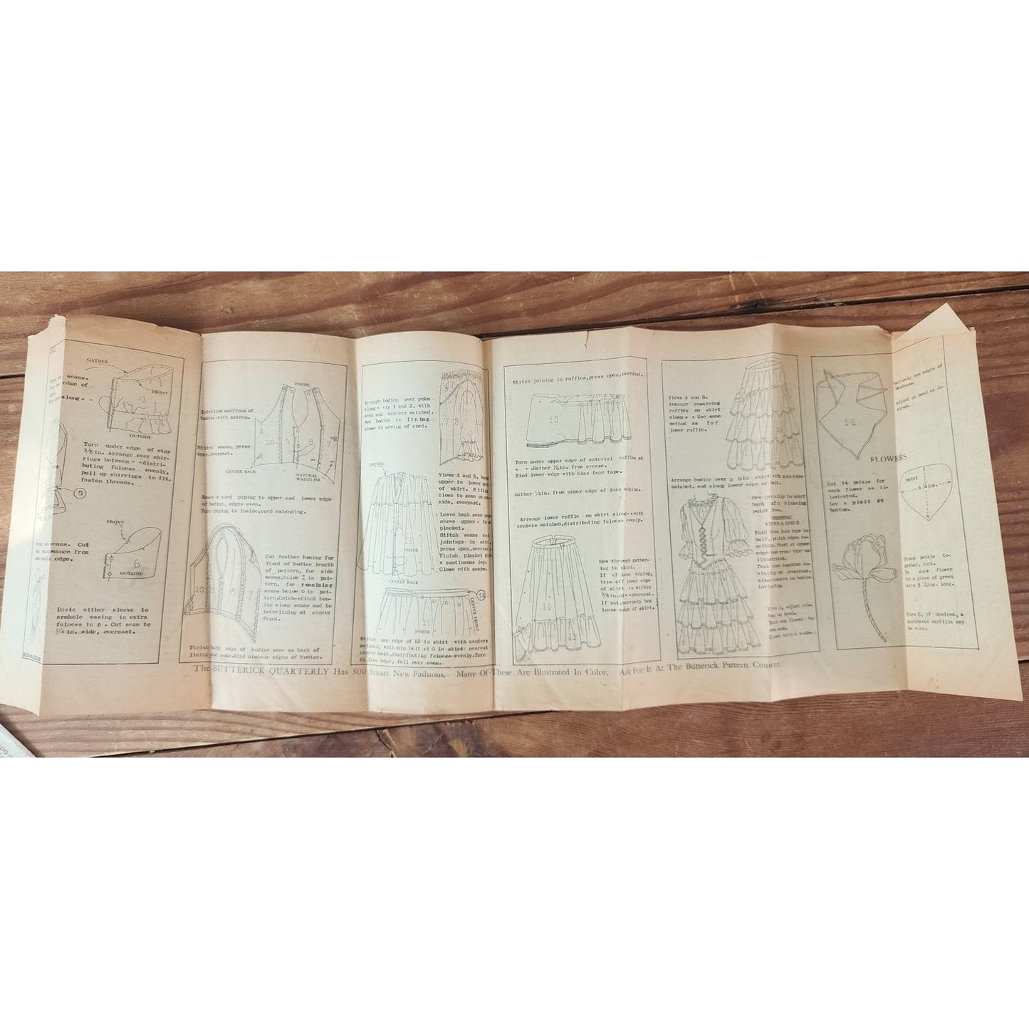 Vintage 20s Sewing Pattern: Spanish Costume Butterick 2822 Bust 32