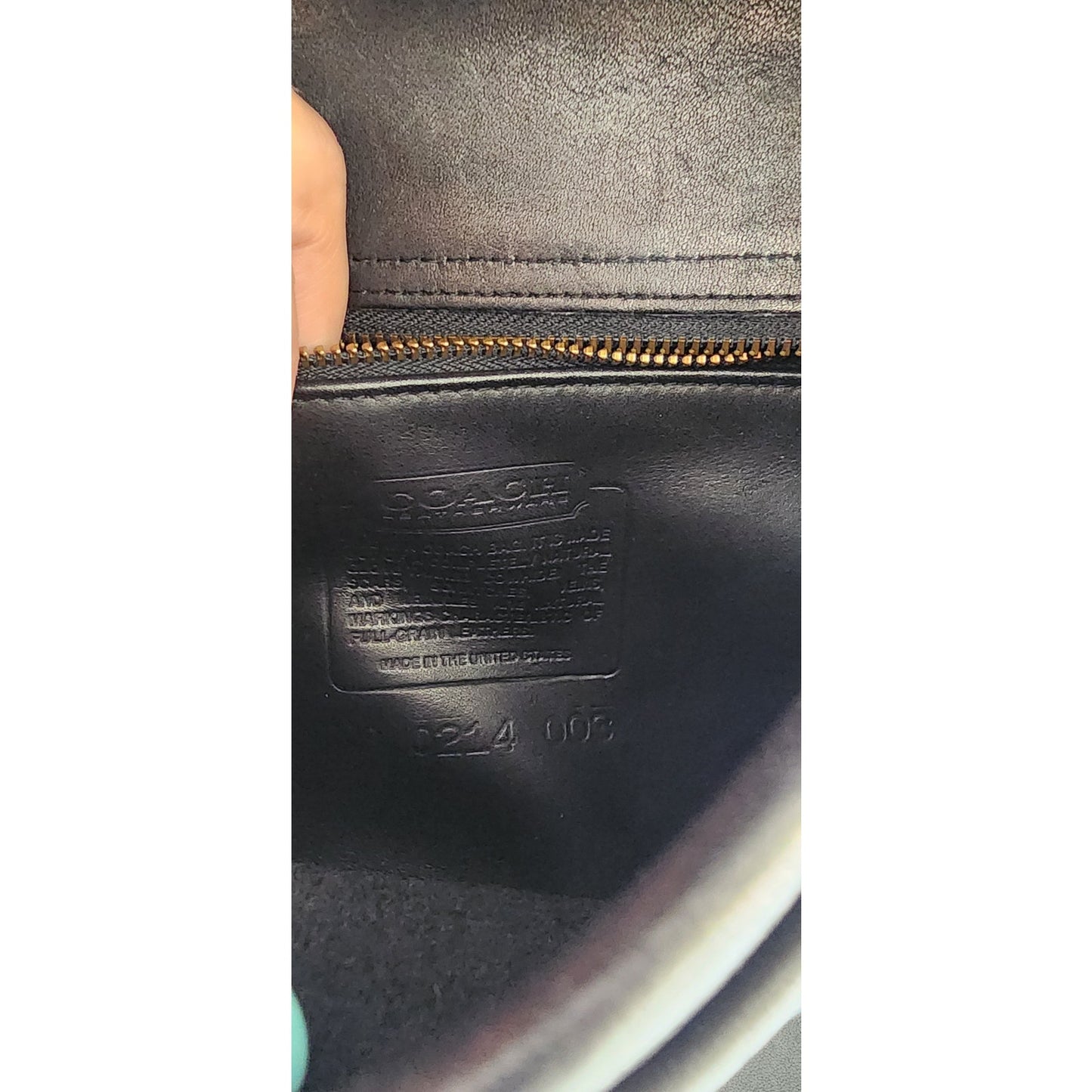 Vintage 1980s Coach 4100 Shoulder Bag Crossbody 0214 003