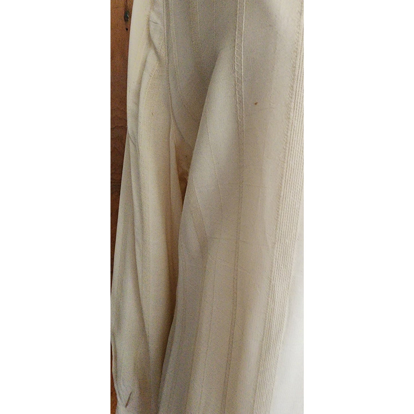 Vintage 80s Armani Blouse Cream Silk Tunic