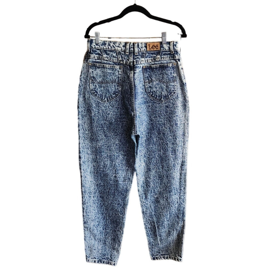 Vintage 80s Lee Riders Jeans Acid Wash Blue