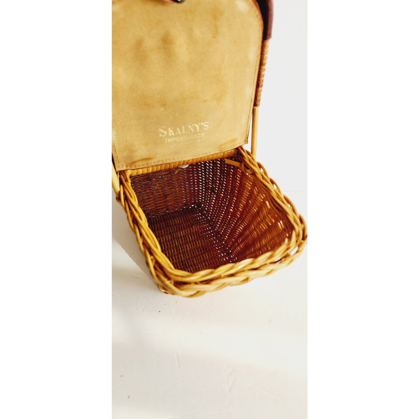 Vintage 50s Skalny Basket Purse Shells