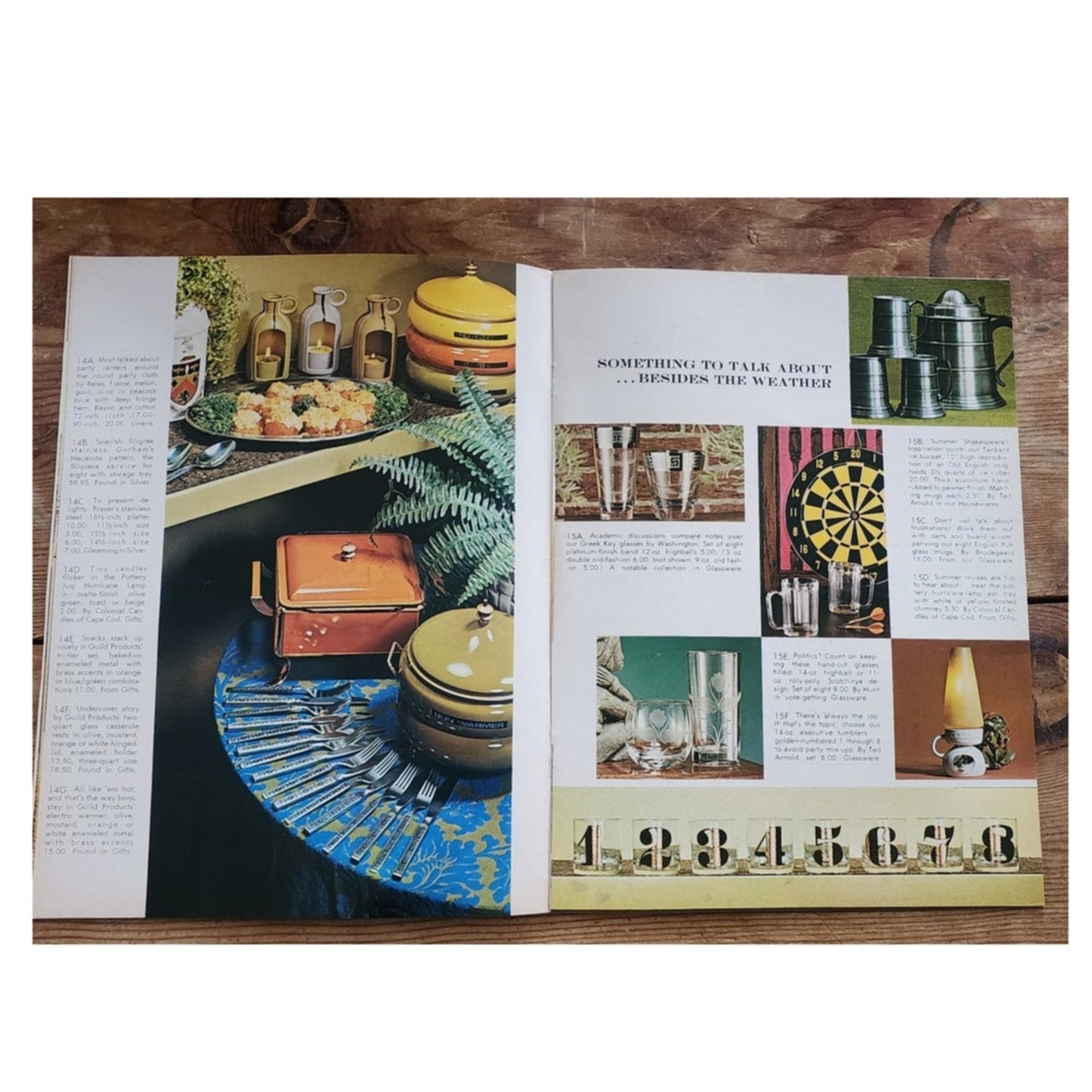 Vintage 60s Housewares Catalog Interior Design Decor Pogue's Inside-Out