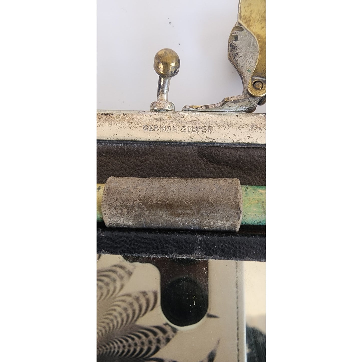 Victorian Coin Purse Engraved Minaudiere Card Case German Silver