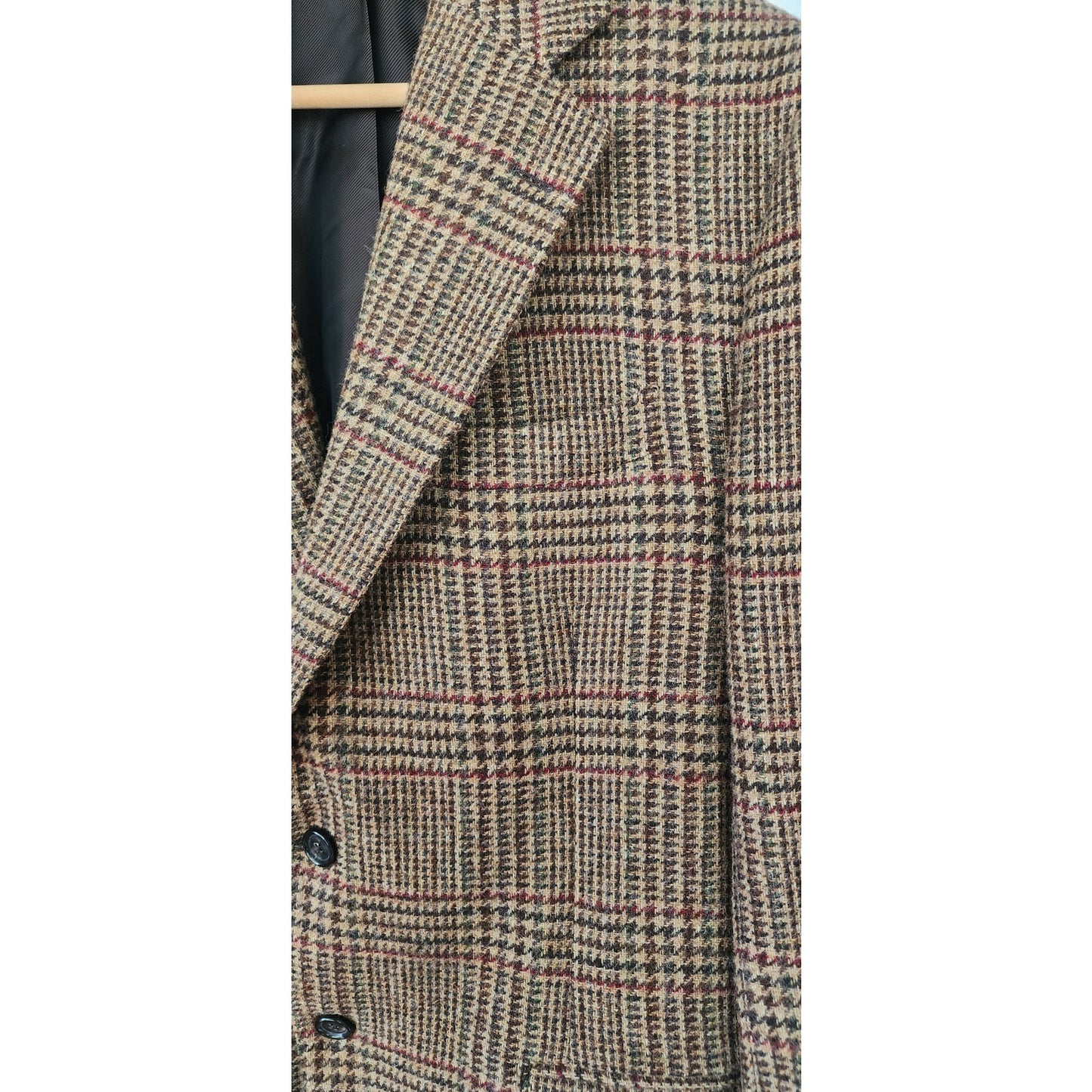 Vintage Tweed Sportcoat Mens Blazer Napoli Paul Stuart 52