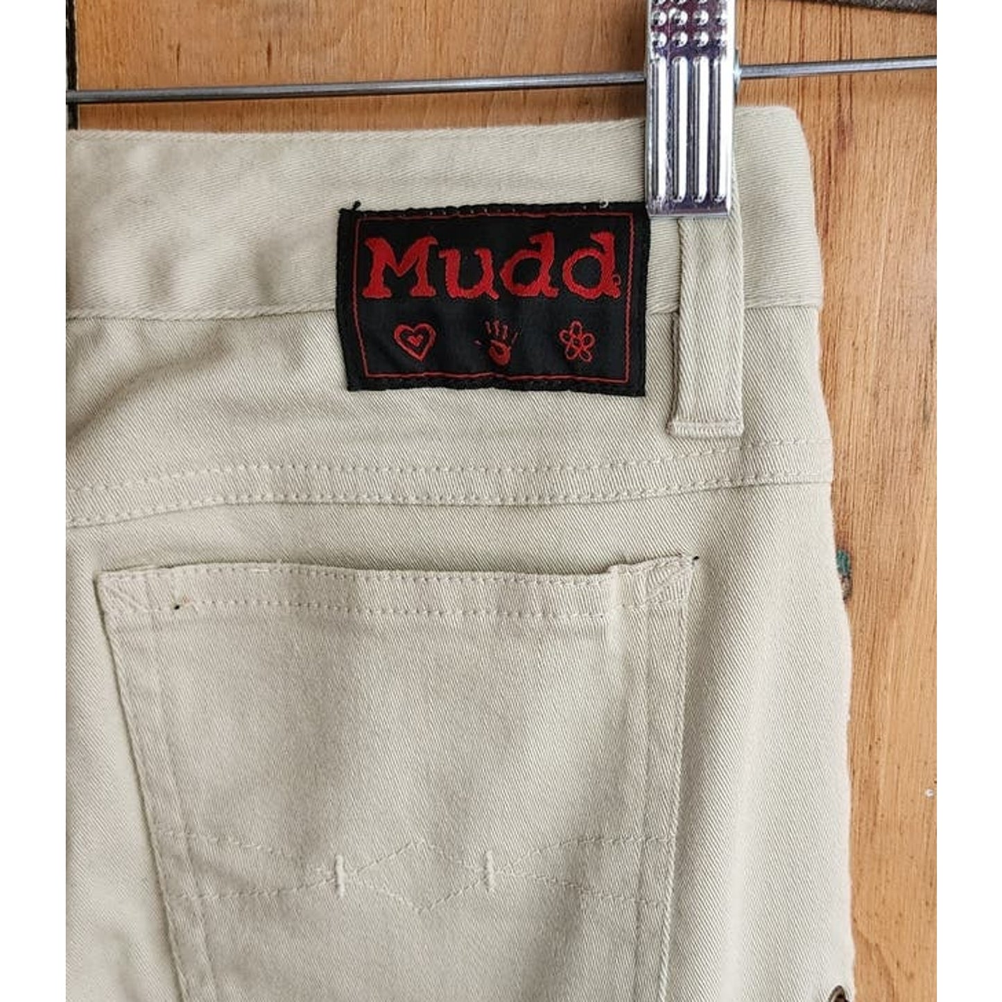 Vintage Y2K Mudd Pants Bellbottom Jeans Leopard Lace Animal Print Flares NOS (Copy)