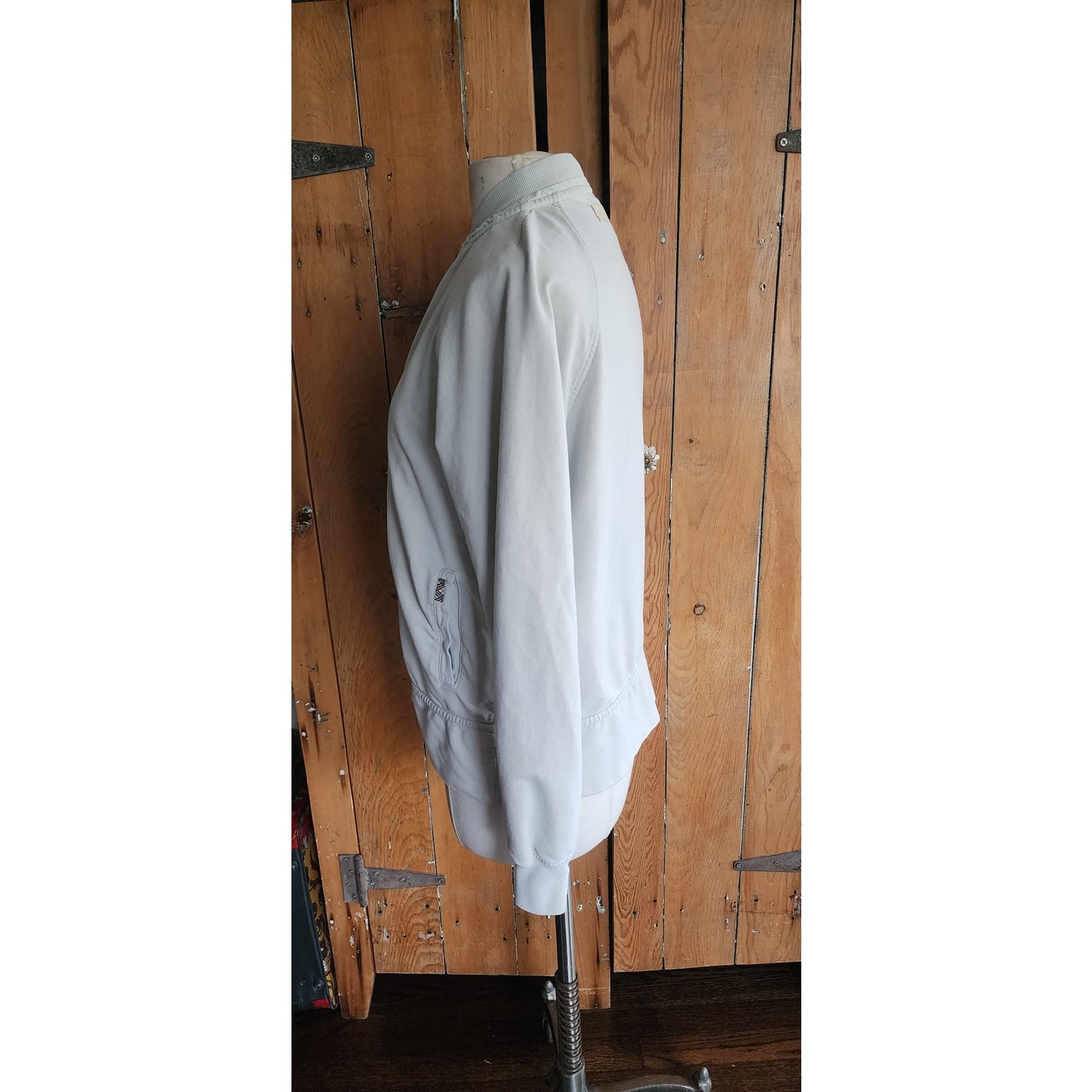 Vintage Y2K Burberry Jacket Gray Zip-Up / S