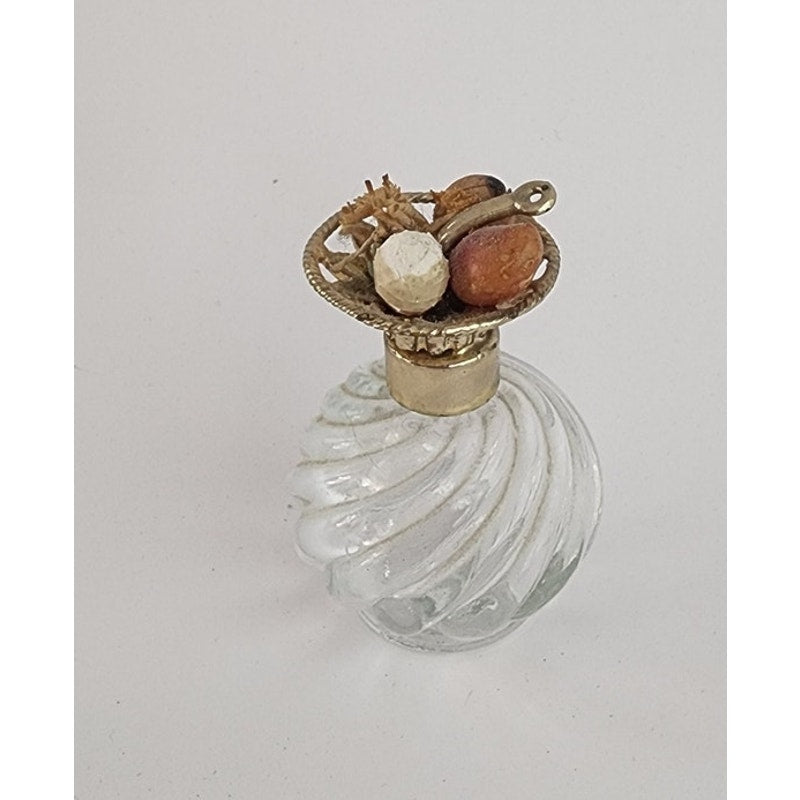 Lot of 4 Vintage Perfume Bottles Minis Collectible Glass Givenchy Valentino Herrera
