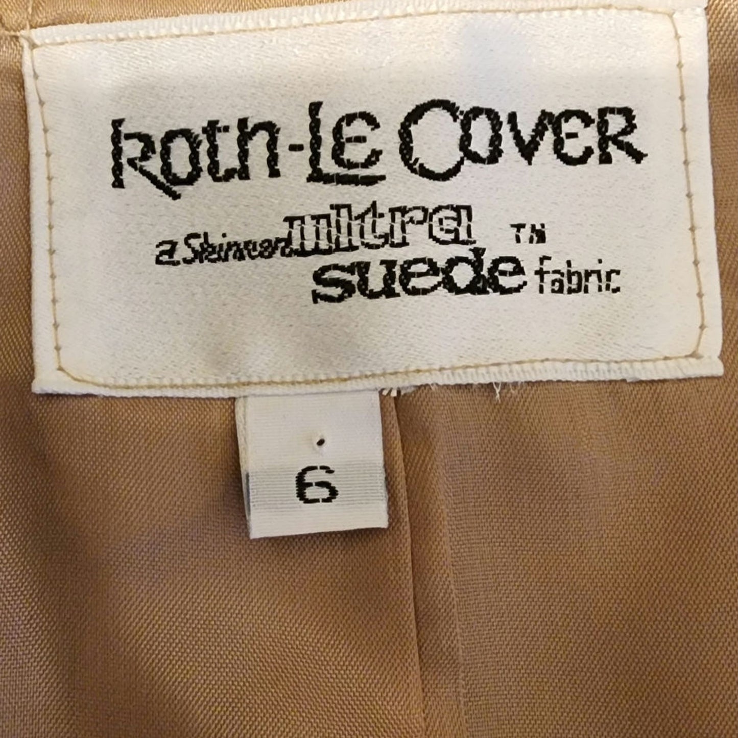 Vintage 70s Ultrasuede Beige Blazer Jacket