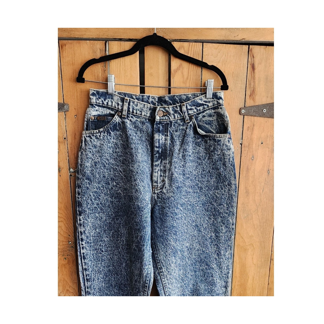 Vintage 80s Lee Riders Jeans Acid Wash Blue