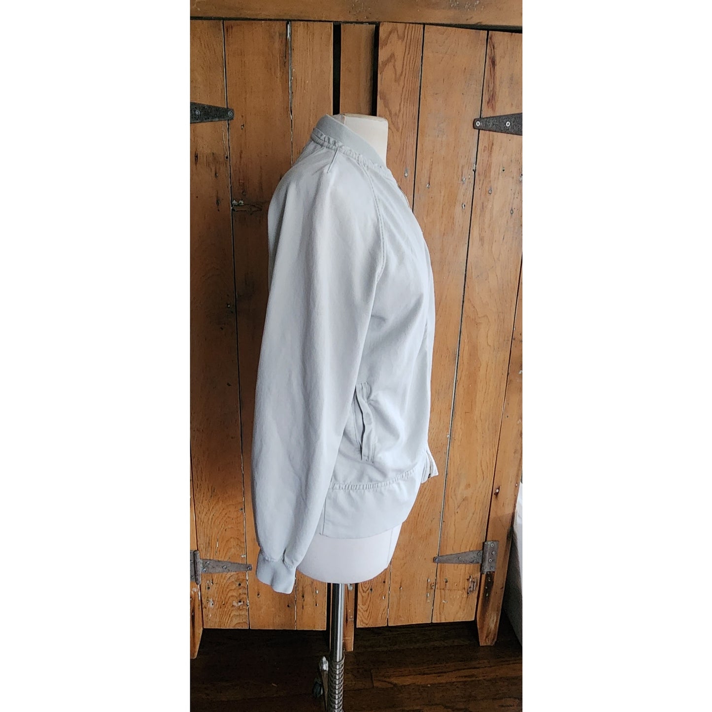 Vintage Y2K Burberry Jacket Gray Zip-Up / S