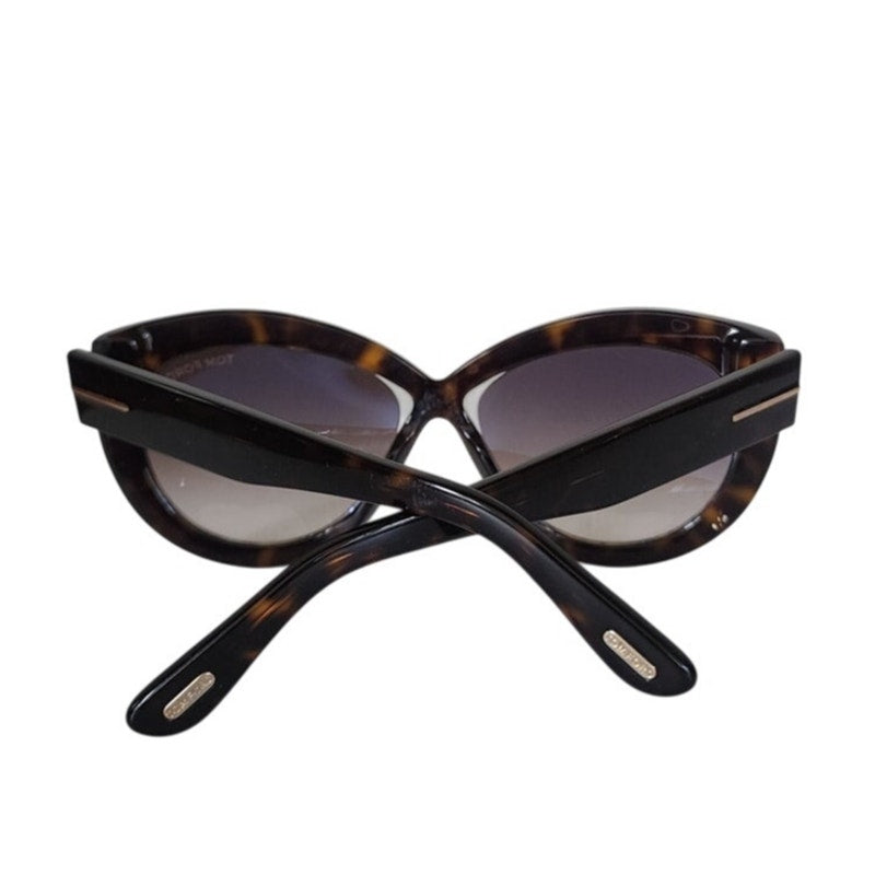 Tom Ford Sunglasses Women's Diane Mirrored Cat Eye Shades Eyewear