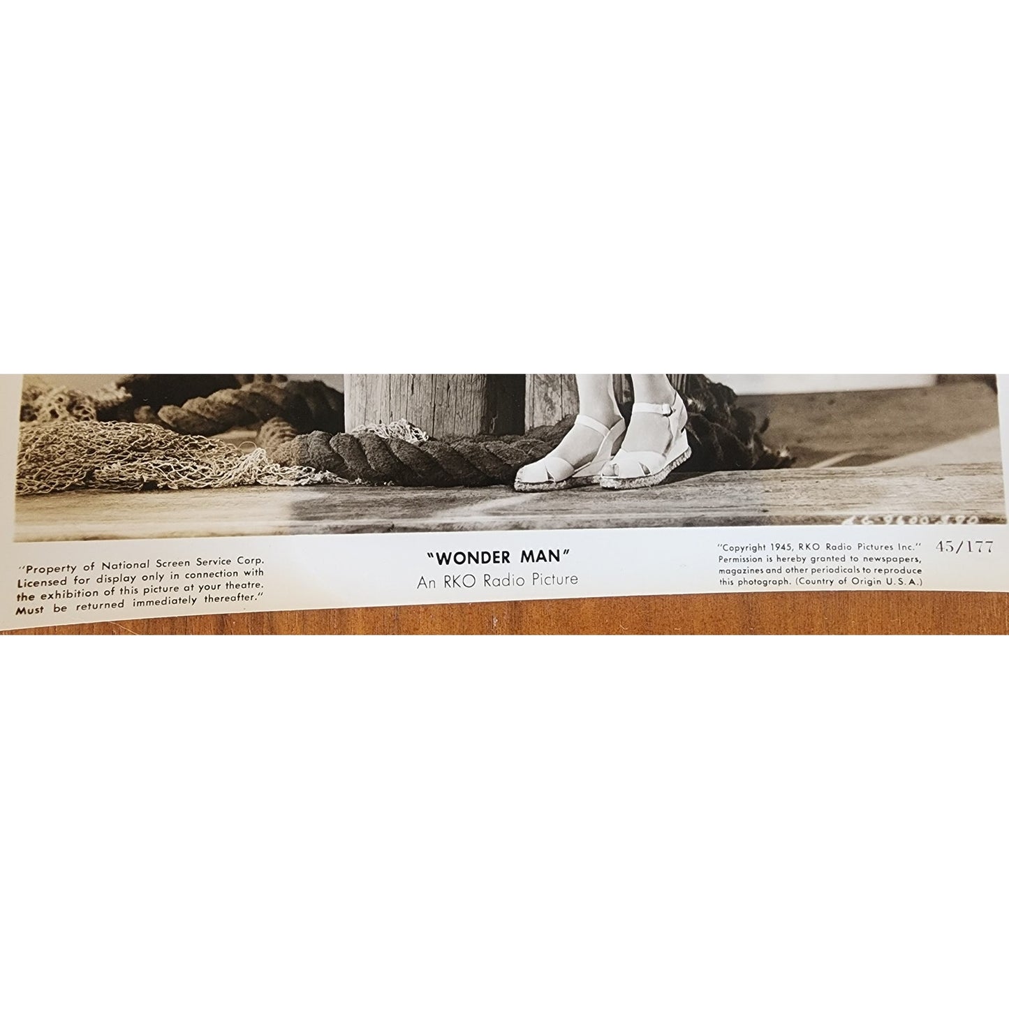 Original Publicity Photo Virginia Mayo 1945 RKO Wonder Man
