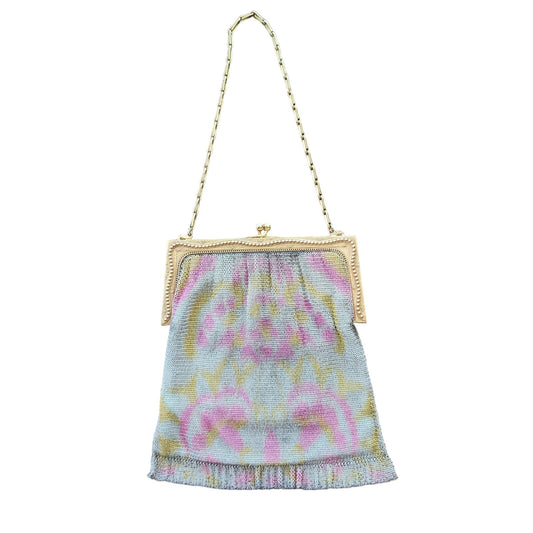 Antique Handbag Watercolor Mesh Edwardian Whiting Davis