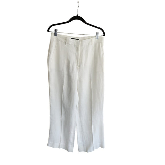 Vintage 2000s Max Mara Weekend Linen Pants White Trousers / Medium