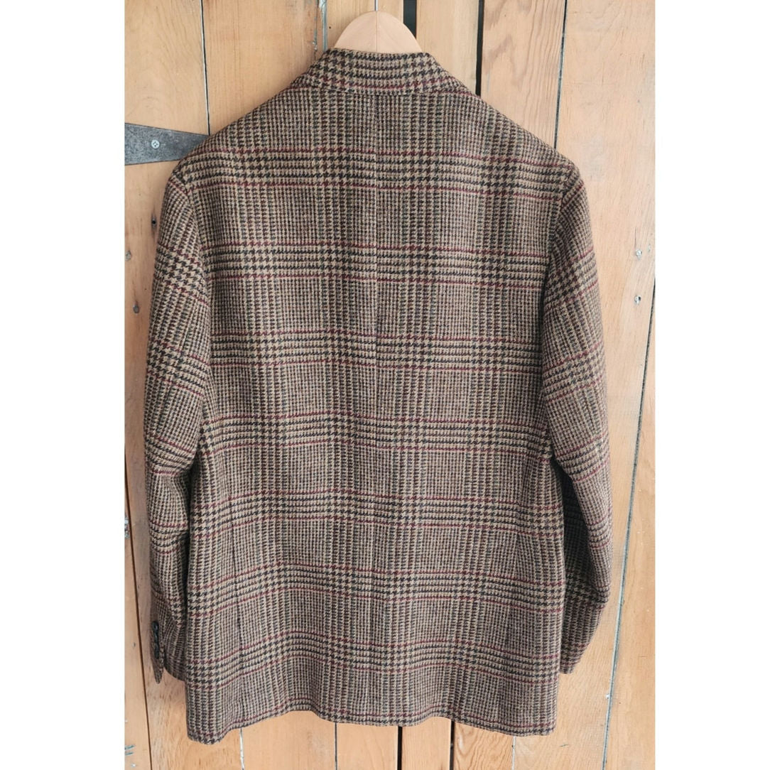 Vintage Tweed Sportcoat Mens Blazer Napoli Paul Stuart 52