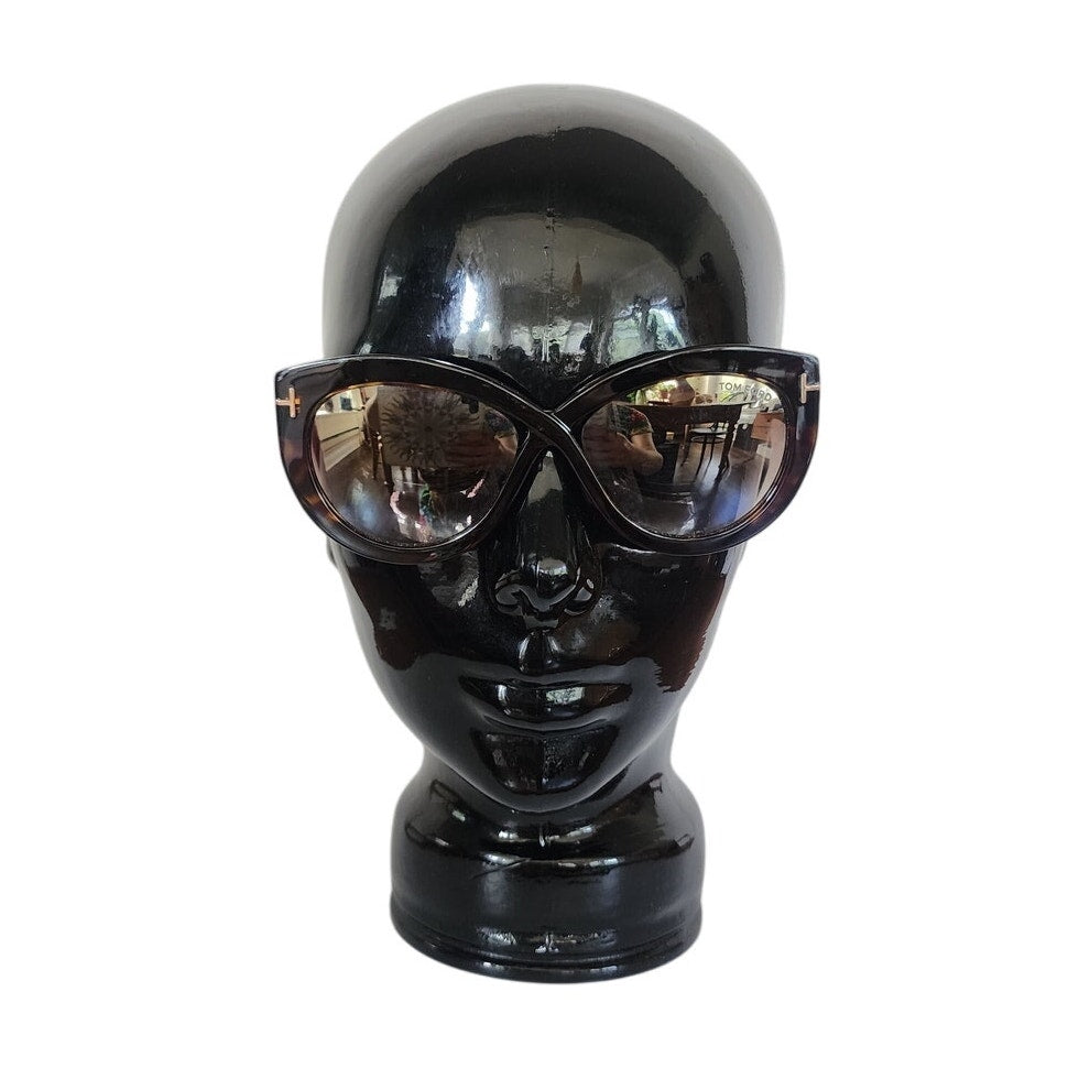 Tom Ford Sunglasses Women's Diane Mirrored Cat Eye Shades Eyewear